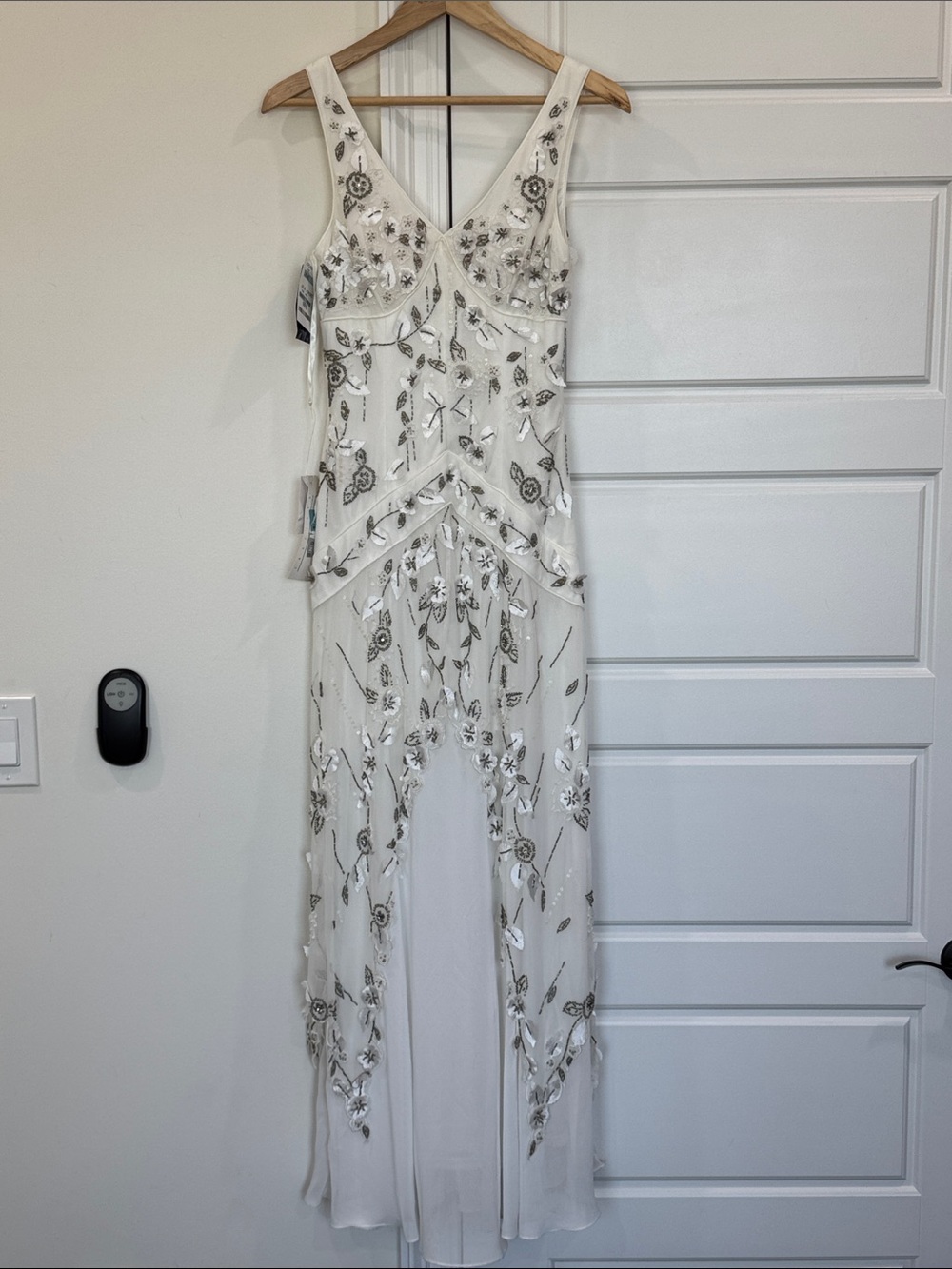 NEW Sue Wong Formal Ivory Beaded Evening Gown Wedding, Party, Prom, Homecoming